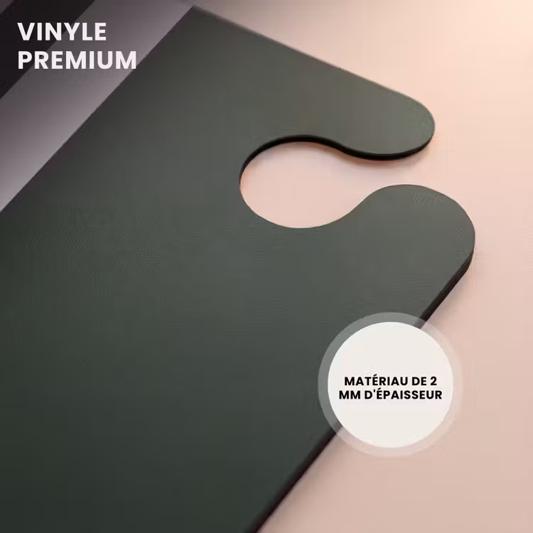 CaseSwap™ - Fond vert avec double bande verticale blanche — 5