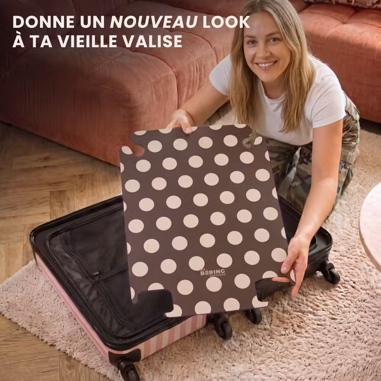 CaseSwap™ - Motif à pois dans différentes nuances de brun — 3