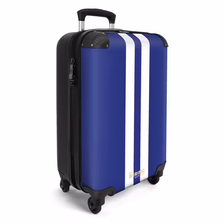 CaseSwap - Fond bleu royal avec double bande centrale blanche — 2