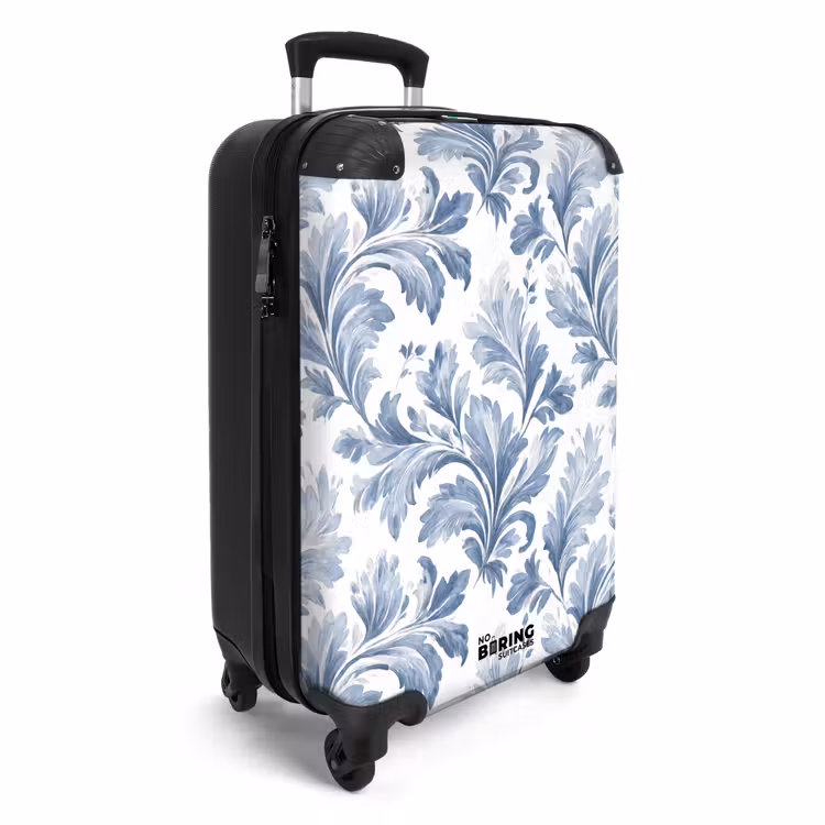 CaseSwap - Motif baroque de feuilles bleues — 2
