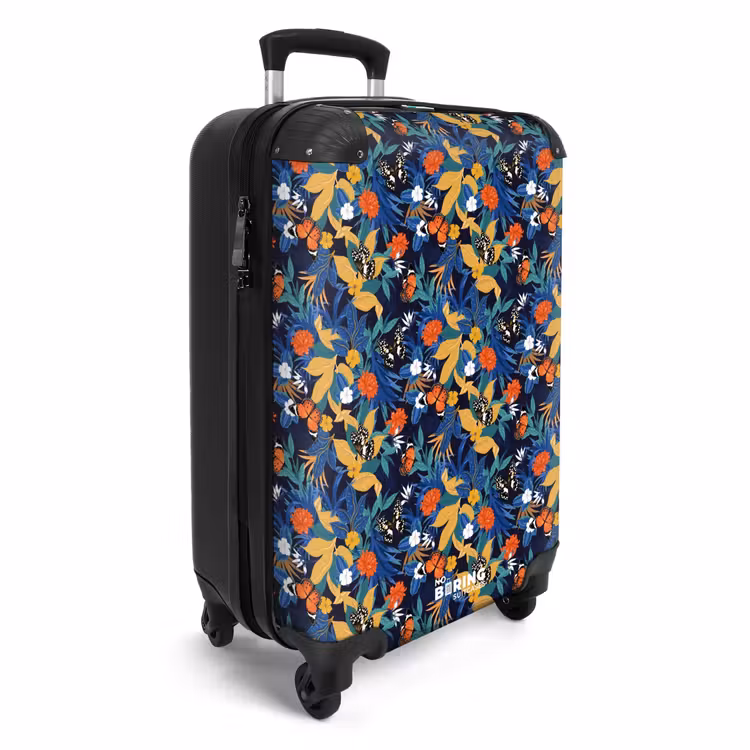 CaseSwap - Papillon tropical bleu foncé — 2