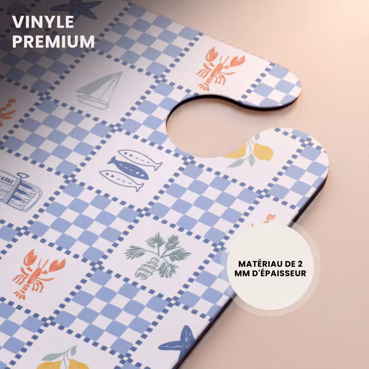 CaseSwap™ - Vierkant zomer print blauw — 5