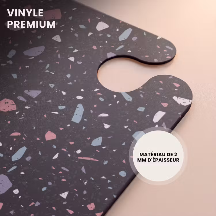 CaseSwap - Motif terrazzo noir et pastel — 5
