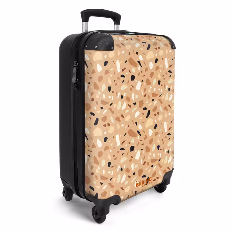 CaseSwap™ - Motif terrazzo brun coloré — 2