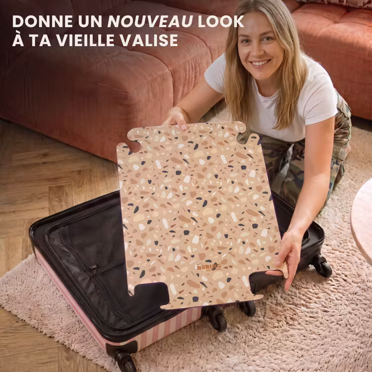 CaseSwap™ - Motif terrazzo brun coloré — 3
