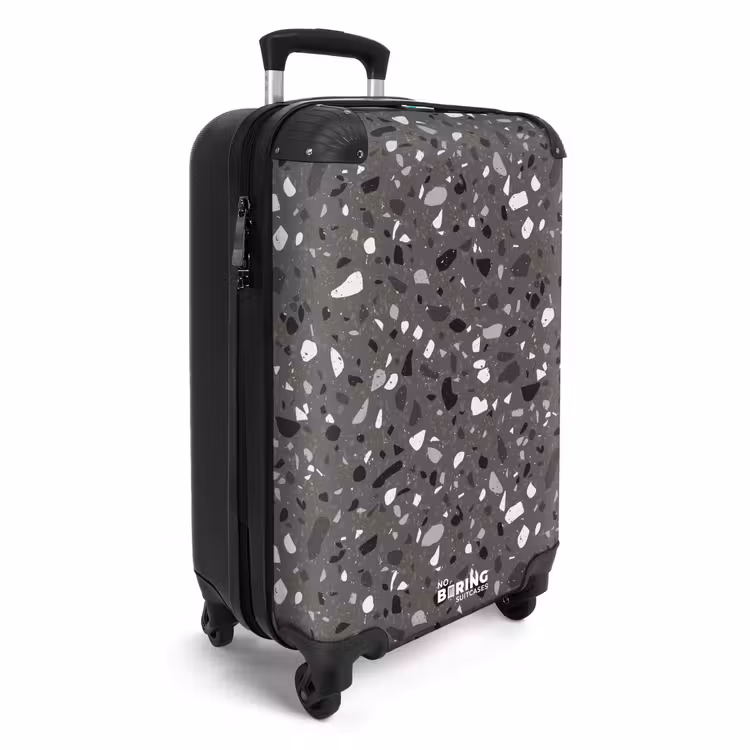 CaseSwap™ - Motif Terrazzo multicolore gris foncé — 2