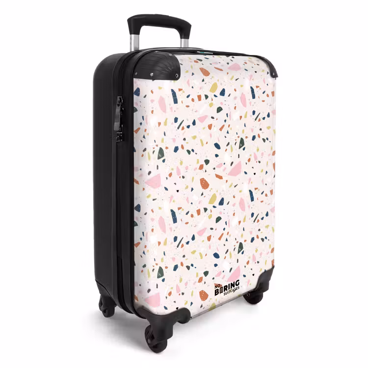CaseSwap™ - Motif Terrazzo rose clair coloré — 2