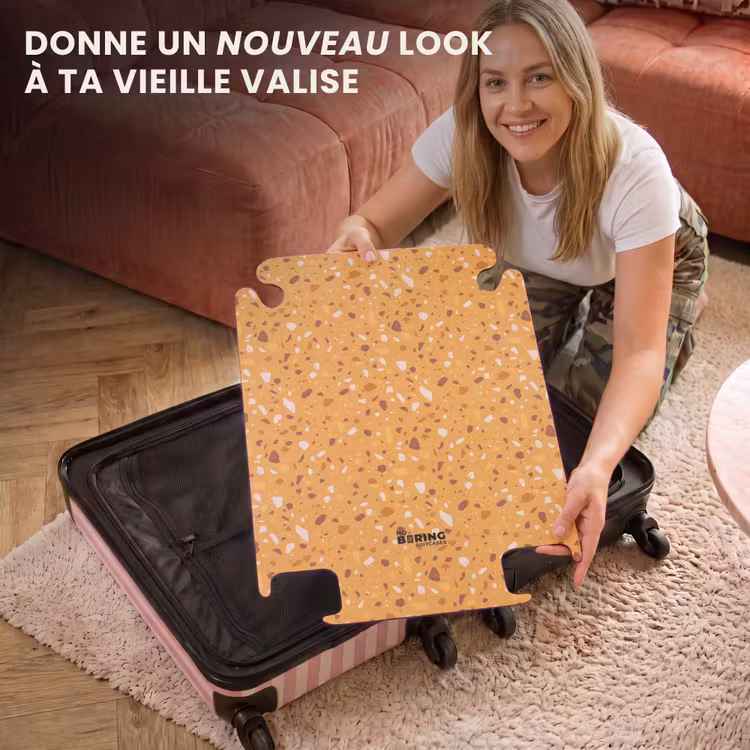 CaseSwap™ - Motif Terrazzo multicolore jaune — 3