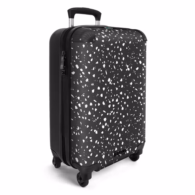 CaseSwap - Motif terrazzo noir et blanc — 2