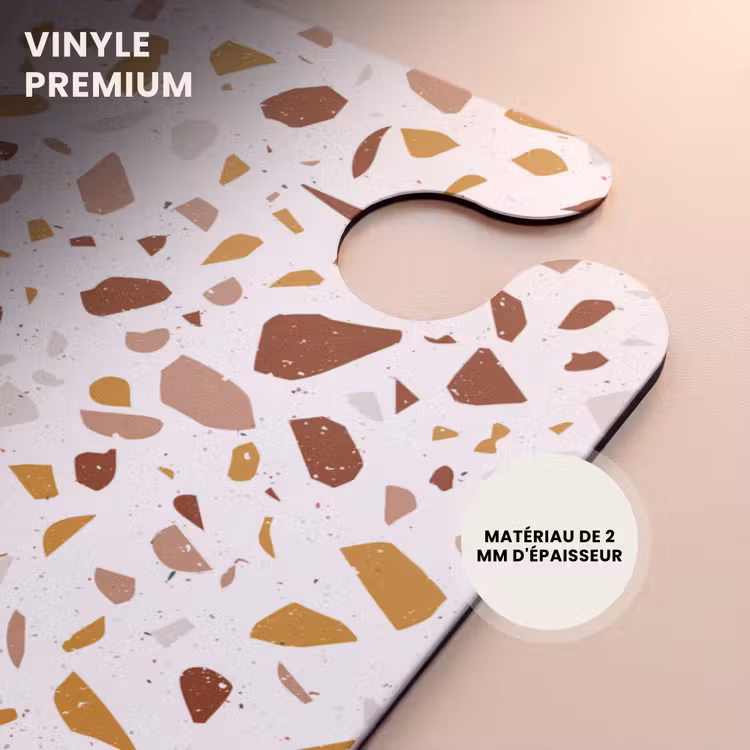 CaseSwap™ - Motif Terrazzo ocre et rouille multicolore — 5