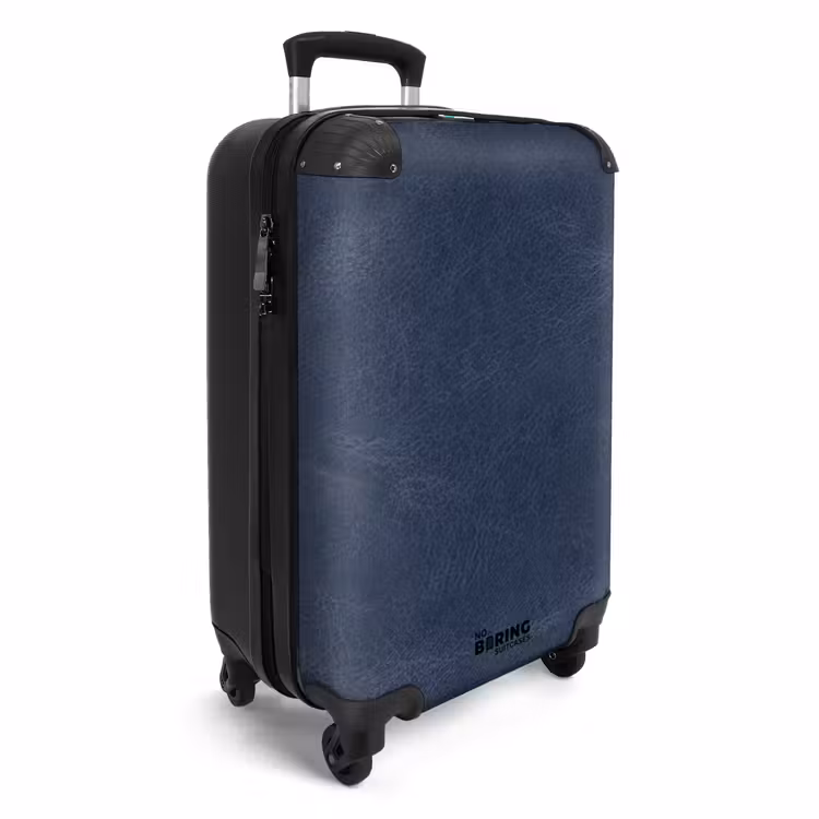 CaseSwap™ - Aspect cuir bleu foncé — 2