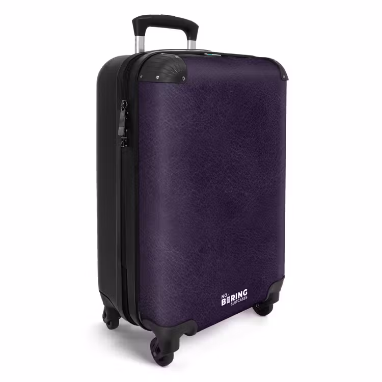 CaseSwap™ - Aspect cuir violet foncé — 2