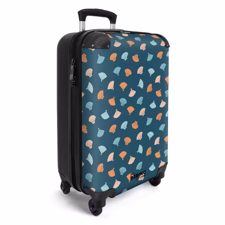 CaseSwap™ - Motif de coquillages bleu orange — 2