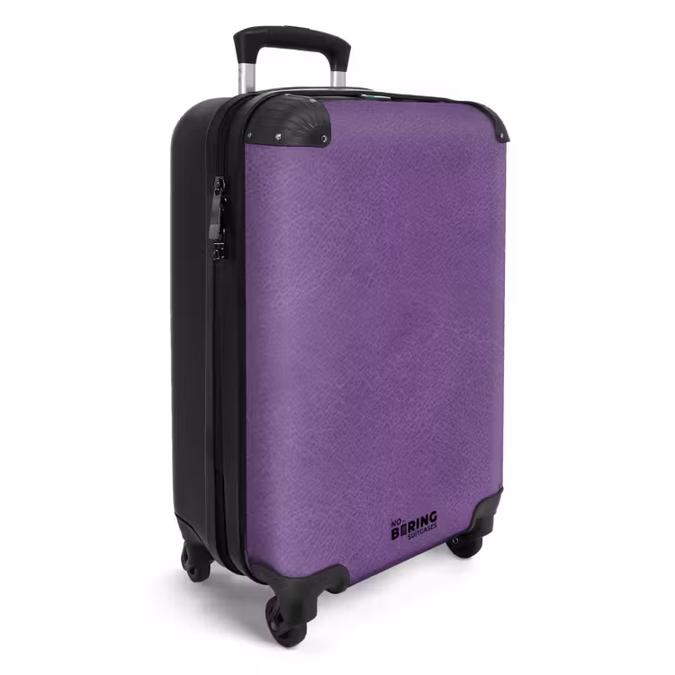 CaseSwap™ - Aspect cuir lilas violet — 2