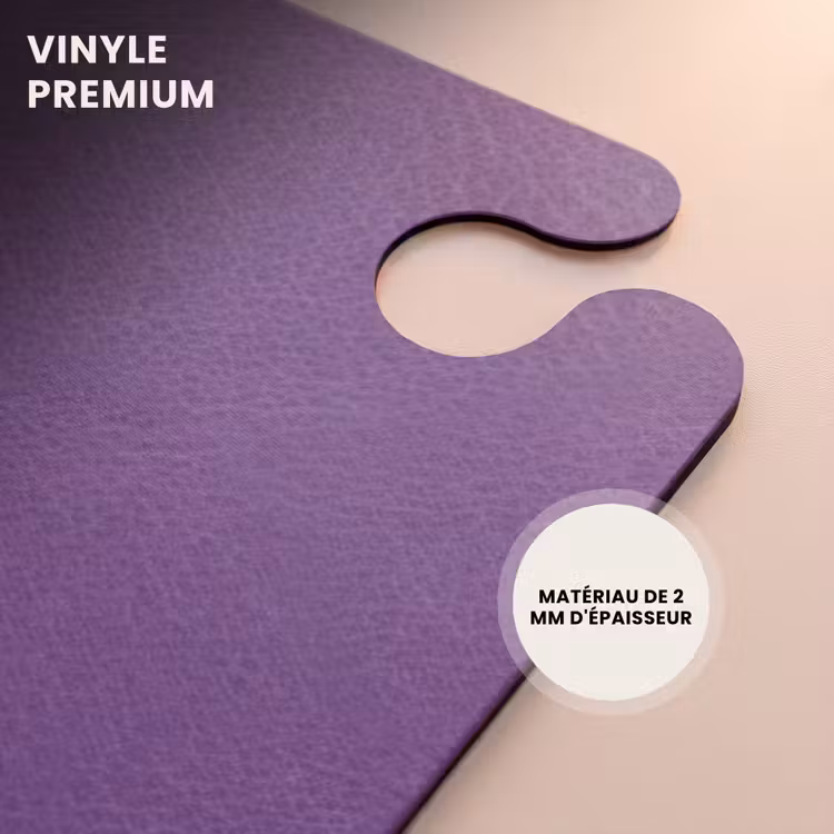 CaseSwap™ - Aspect cuir lilas violet — 5