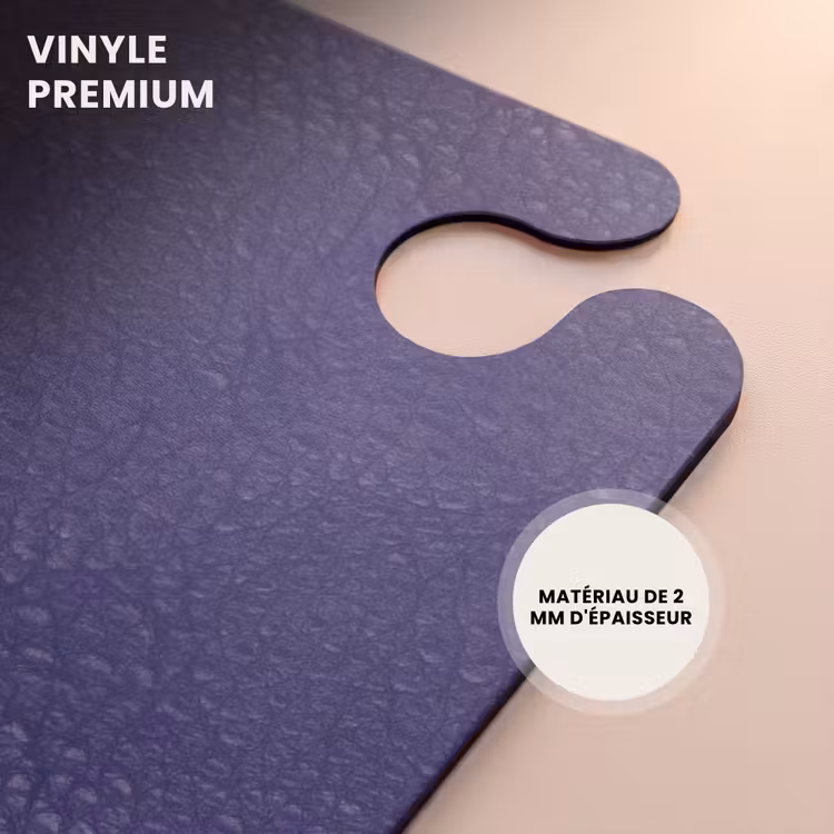 CaseSwap™ - Aspect cuir violet lavande — 5