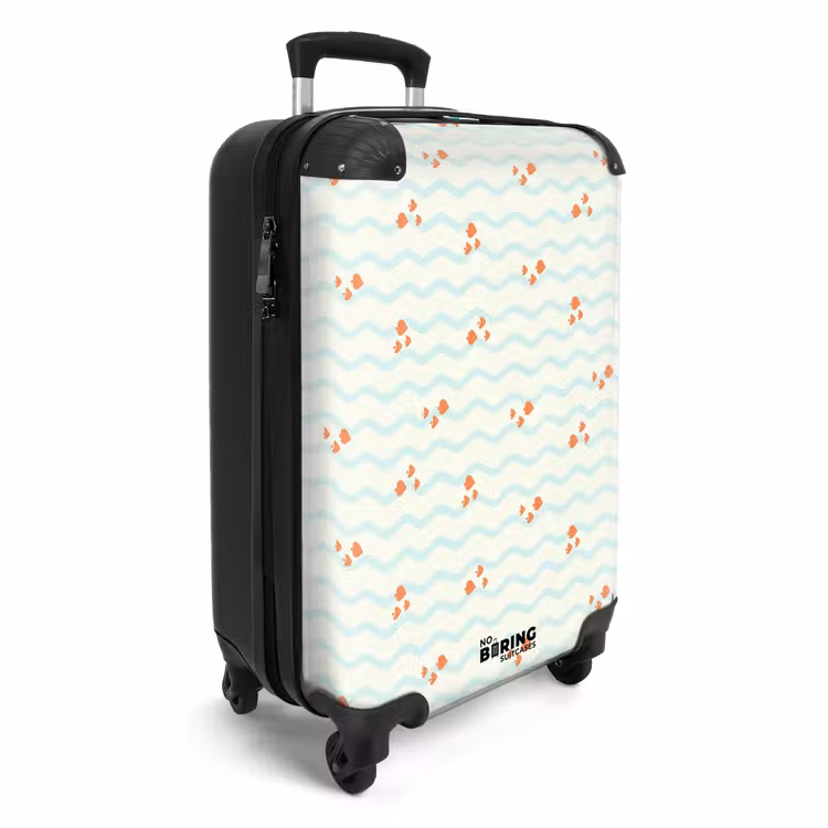 CaseSwap - Mer avec motif de poisson orange bleu — 2