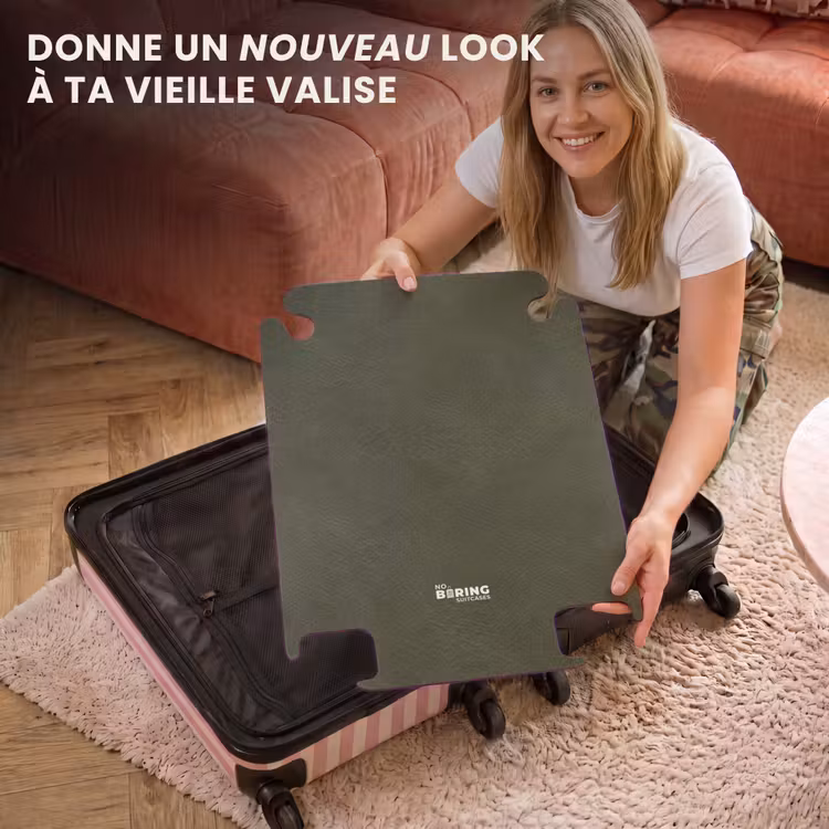 CaseSwap™ - Aspect cuir vert foncé — 3