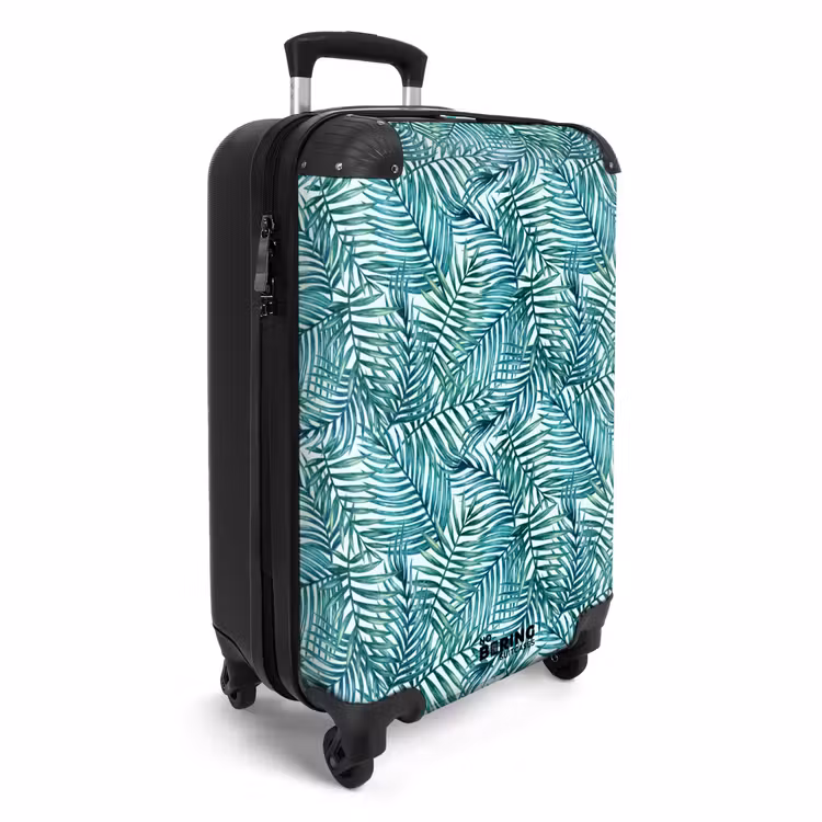 CaseSwap™ - Motif de feuilles de palmier colorées en bleu — 2