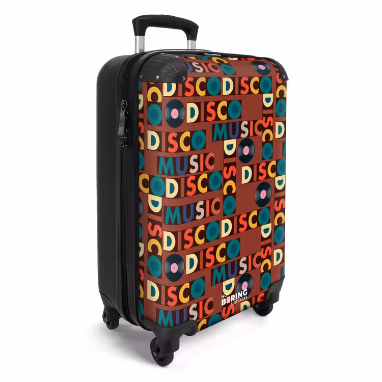 CaseSwap™ - Retro disco 70s tekst patroon kleurrijk — 2