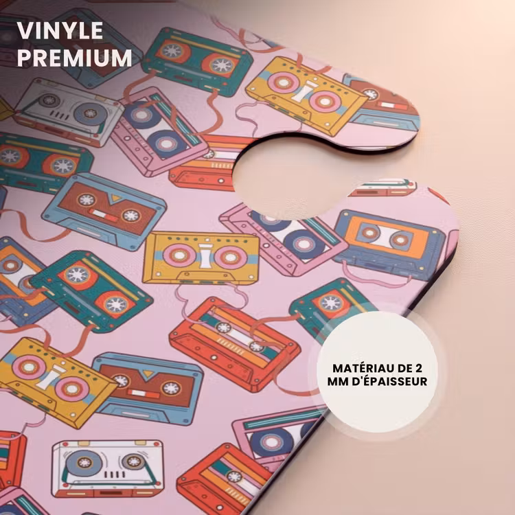 CaseSwap - Retro disco cassettes patroon kleurrijk — 5