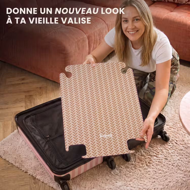 CaseSwap™ - Motif symétrique de feuilles dans des tons chauds — 3