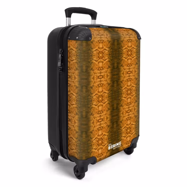 CaseSwap™ - Peau de serpent orange avec structure en écailles symétriques — 2