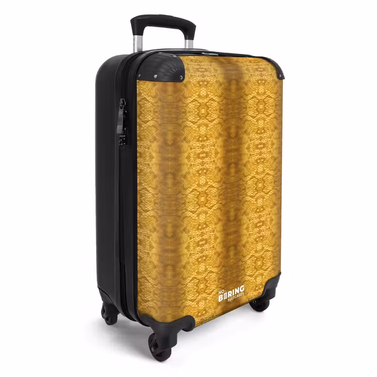 CaseSwap™ - Peau de serpent jaune avec structure en écailles symétriques — 2