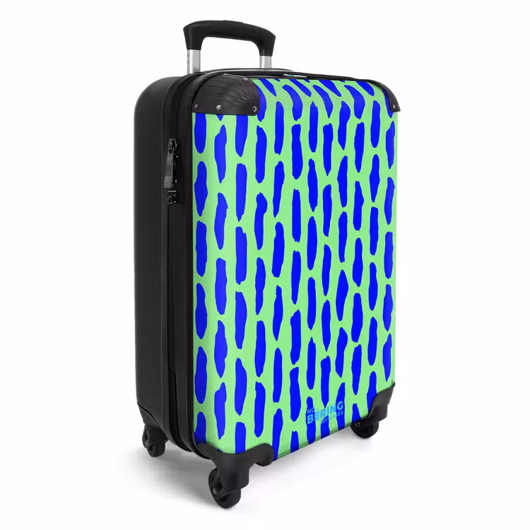 CaseSwap™ - Motif bleu sur vert menthe — 2