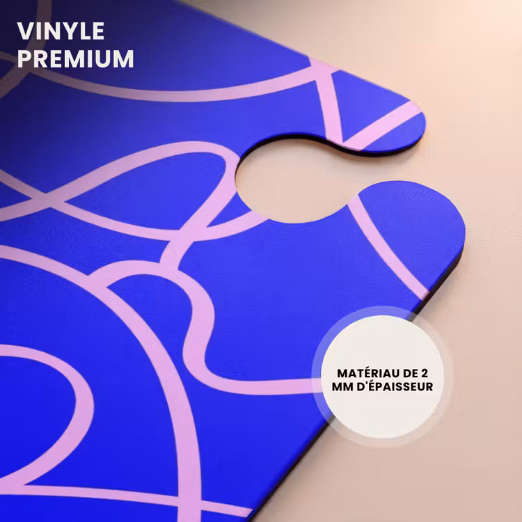 CaseSwap™ - Lignes roses sur bleu cobalt — 5