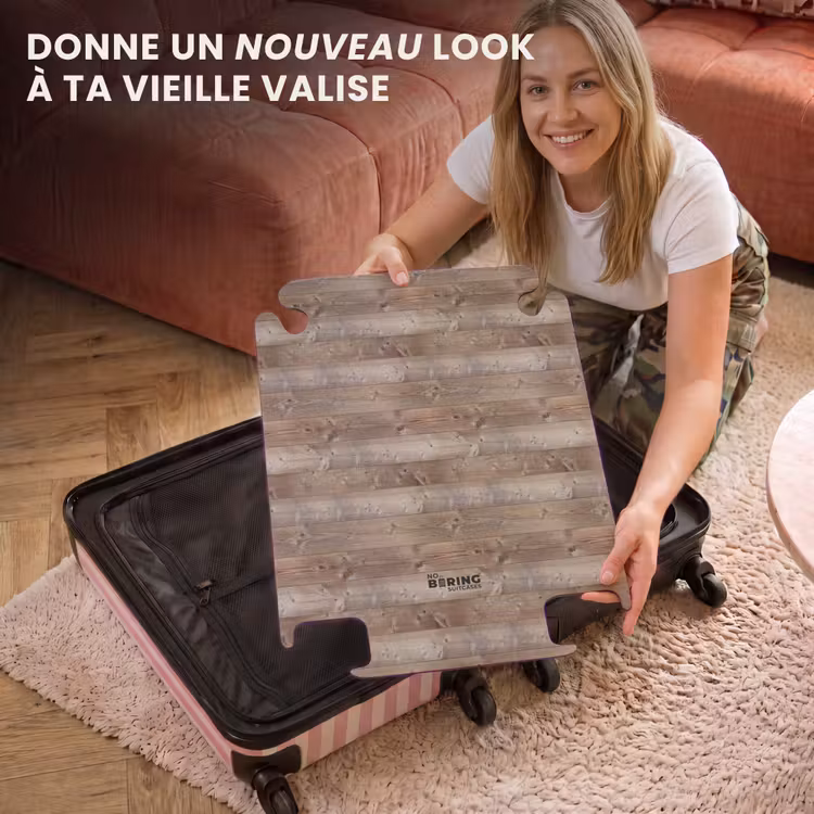 CaseSwap™ - Planches en bois usé par les intempéries et les nœuds irréguliers — 3