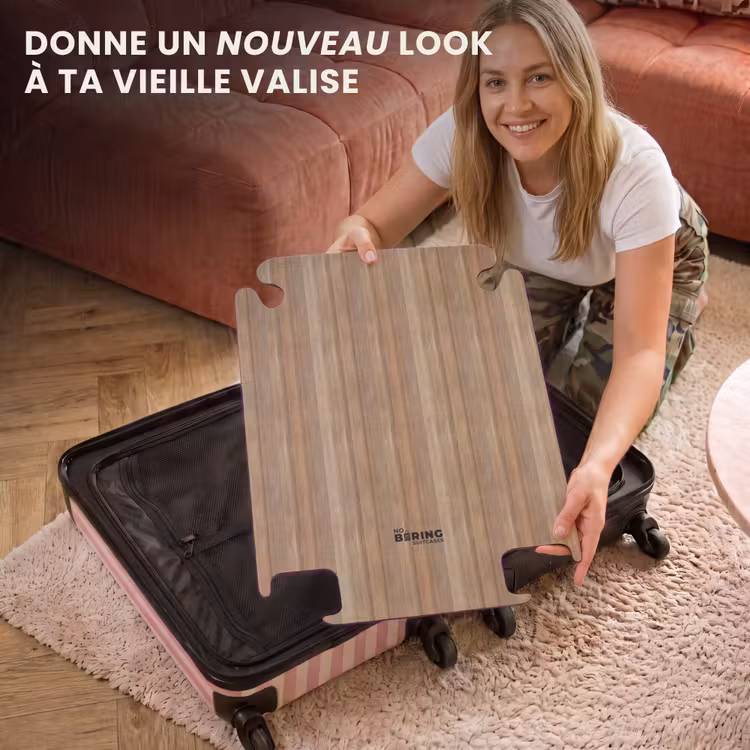 CaseSwap™ - Tonalité bois chaud avec des planches verticales — 3
