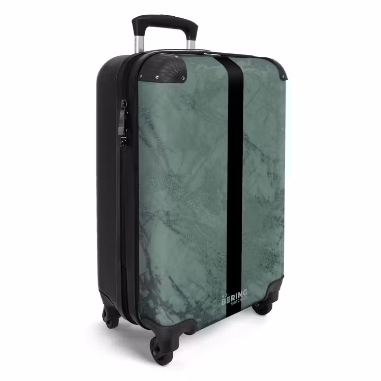 CaseSwap™ - Aspect marbre vert avec bande verticale noire — 2
