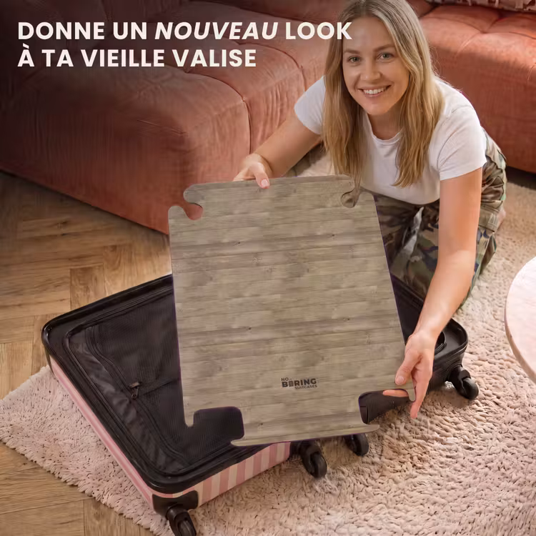 CaseSwap - Structure en bois vert olive avec imperfections naturelles — 3