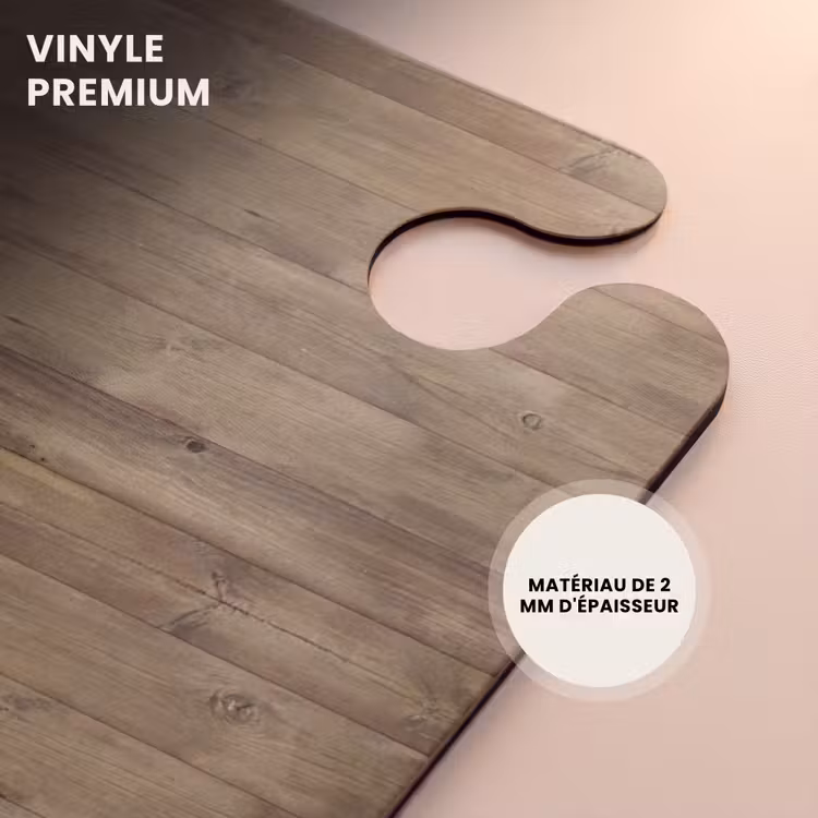 CaseSwap - Structure en bois vert olive avec imperfections naturelles — 5