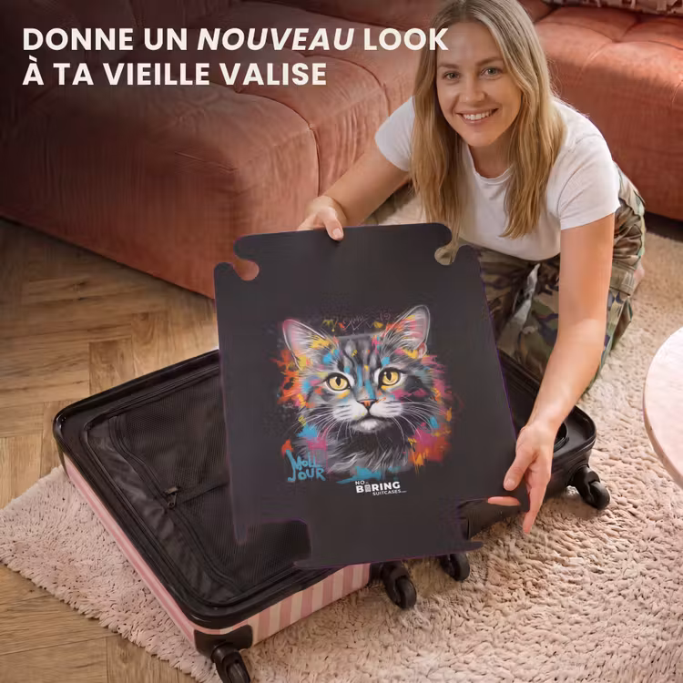 CaseSwap™ - Chat avec des coups de pinceau colorés — 3