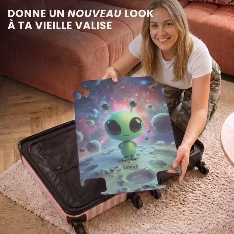 CaseSwap™ - Alien vert sur une planète — 3
