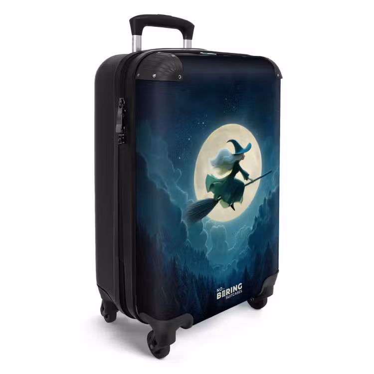 CaseSwap™ - Sorcière âgée sur un balai sous la lune — 2
