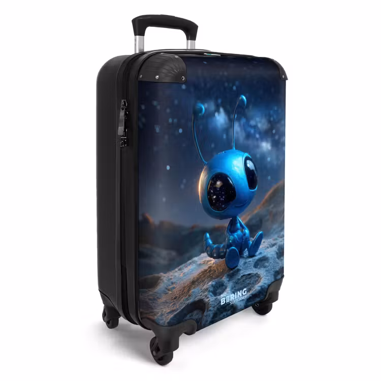 CaseSwap™ - Petit extraterrestre bleu regardant la Voie lactée — 2
