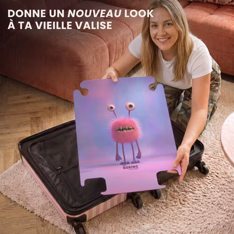 CaseSwap™ - Monstre rose sur fond pastel — 3