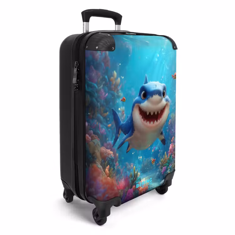 CaseSwap - Requin heureux dans un récif corallien coloré — 2