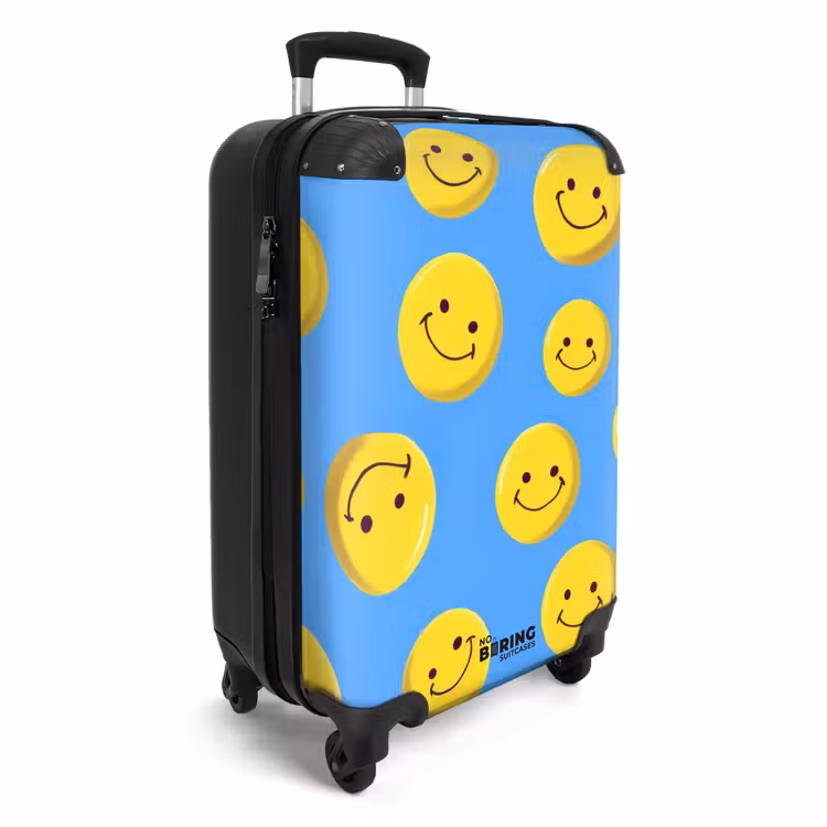 CaseSwap™ - Smiley sur fond bleu — 2
