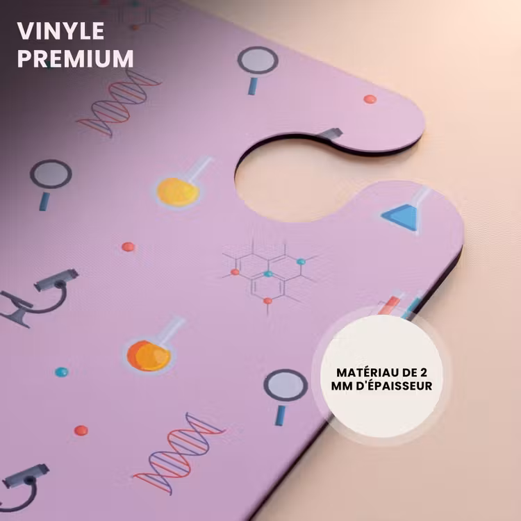 CaseSwap™ - Motif de laboratoire et de science sur fond violet — 5