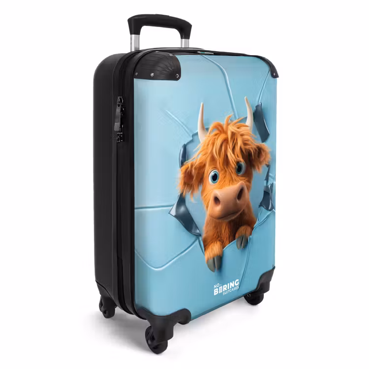 CaseSwap™ - Une vache caricaturale traverse un mur — 2