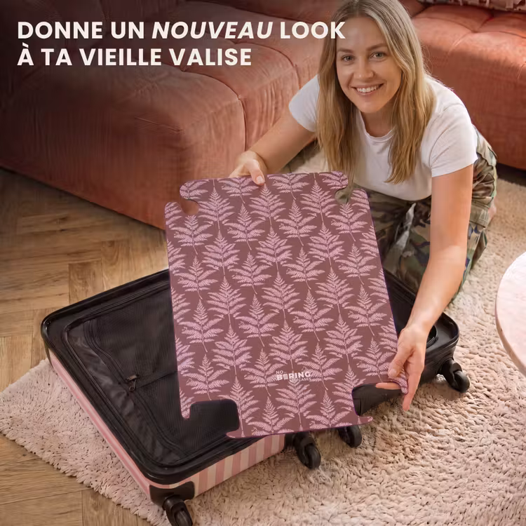 CaseSwap™ - Feuille - Motif - Violet — 3