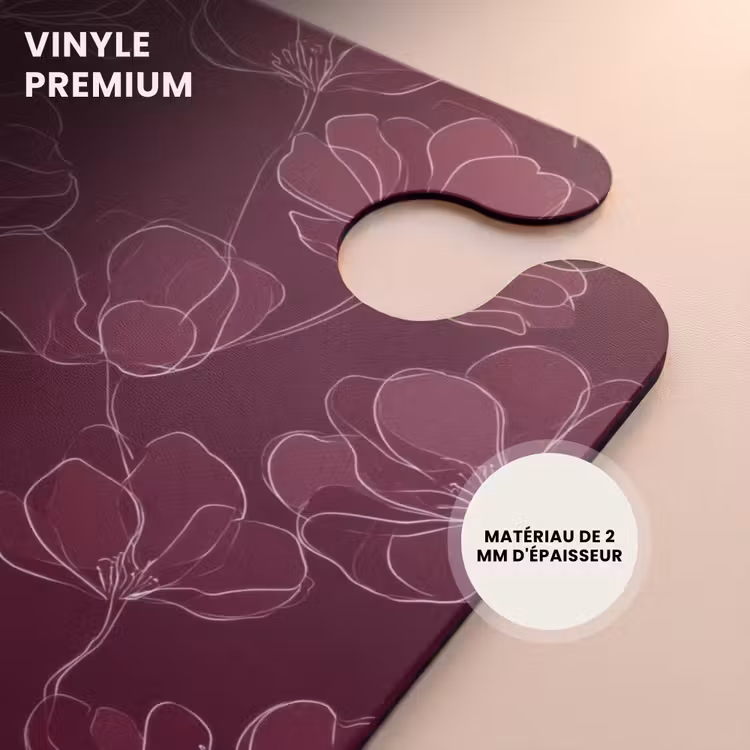 CaseSwap - Fleurs - Motif - Bourgogne — 5