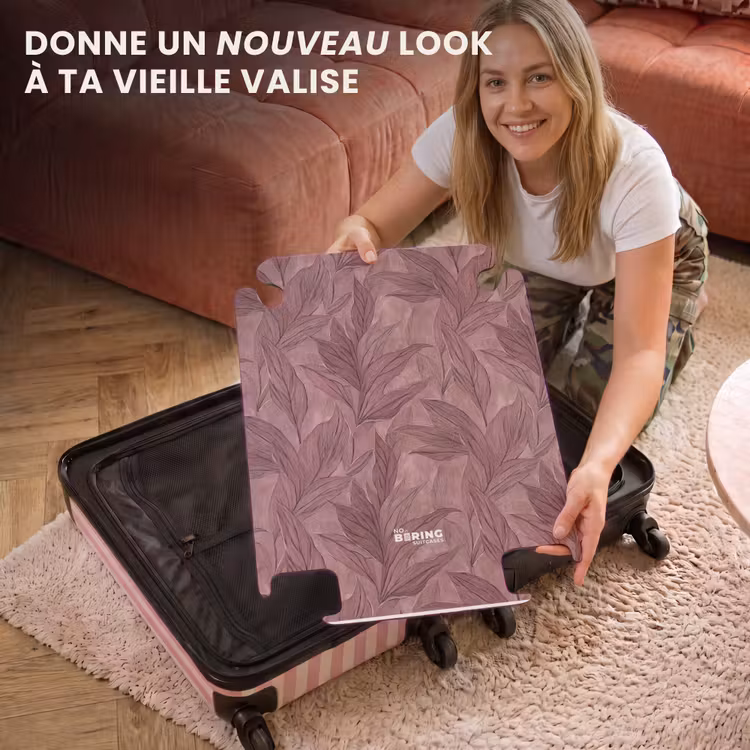 CaseSwap™ - Feuilles - Motif - Violet — 3
