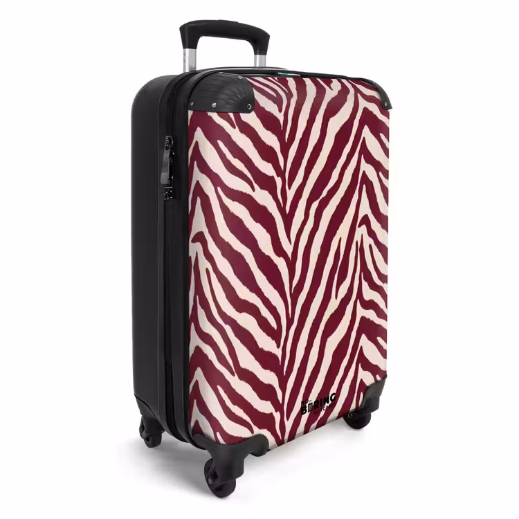 CaseSwap™ - Zebra - Motif - Bordeaux - Rouge — 2