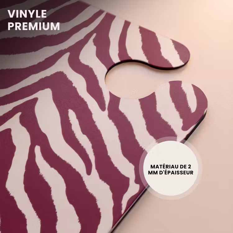 CaseSwap™ - Zebra - Motif - Bordeaux - Rouge — 5