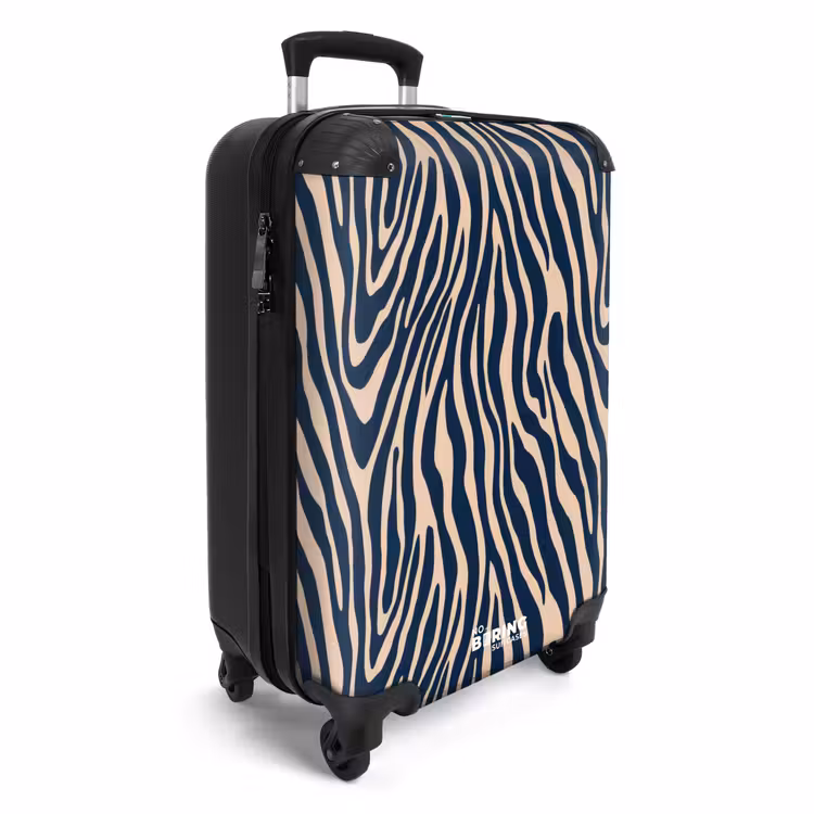 CaseSwap - Zèbre - Motif - Bleu - Beige — 2